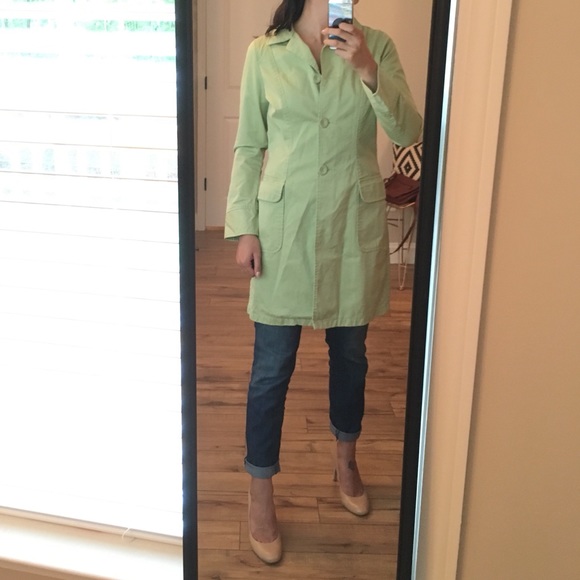 Halogen Trench Coat - Pistachio - Picture 7 of 7